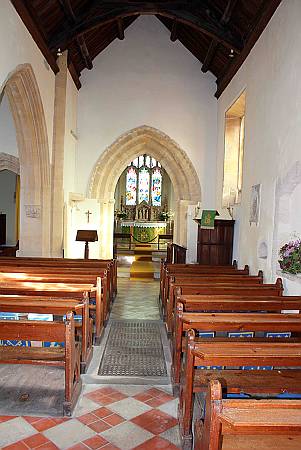 Ampney St. Peter - The Nave